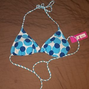 Polka dot bikini top